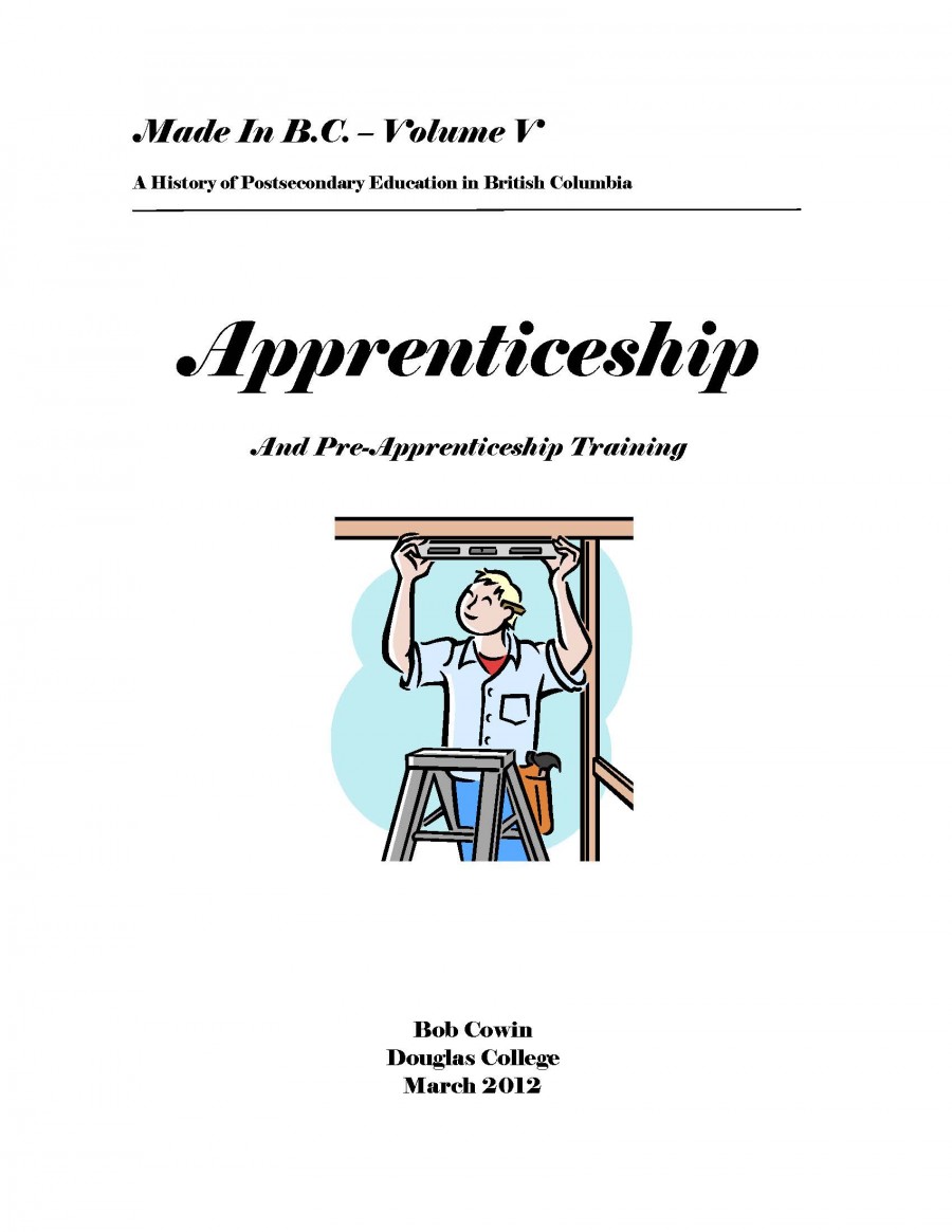 Apprenticeship & PreApprenticeship Training History in BC_Page_001